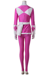 Mighty Morphin Power Rangers Kimberly Movie Cosplay Bodysuit Pink Jumpsuit for Girls