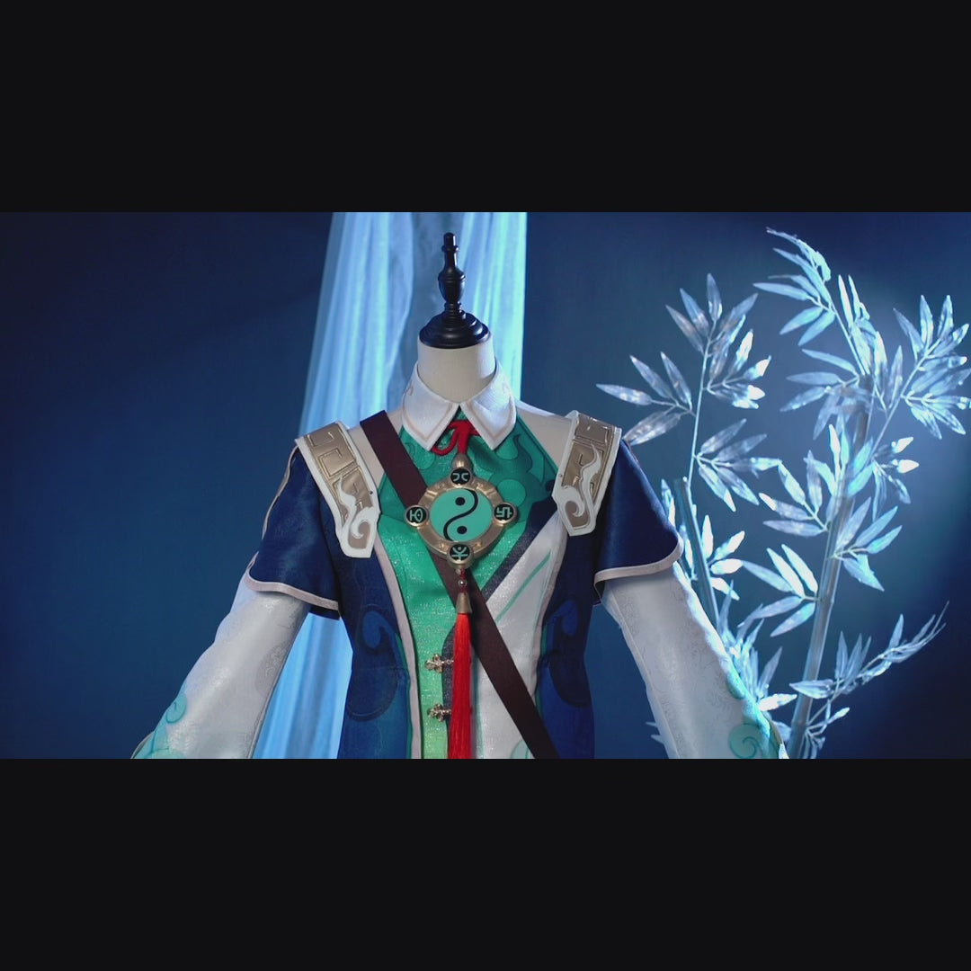 Honkai: Star Rail Huohuo Cosplay Costumes Games Blue Suit for Girls Fans of Honkai: Star Rail Cosplay Party