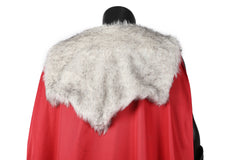 Thor：Love and Thunder Thor Cosplay Costume Red Cloak for Men Halloween Party Cosplay Suit