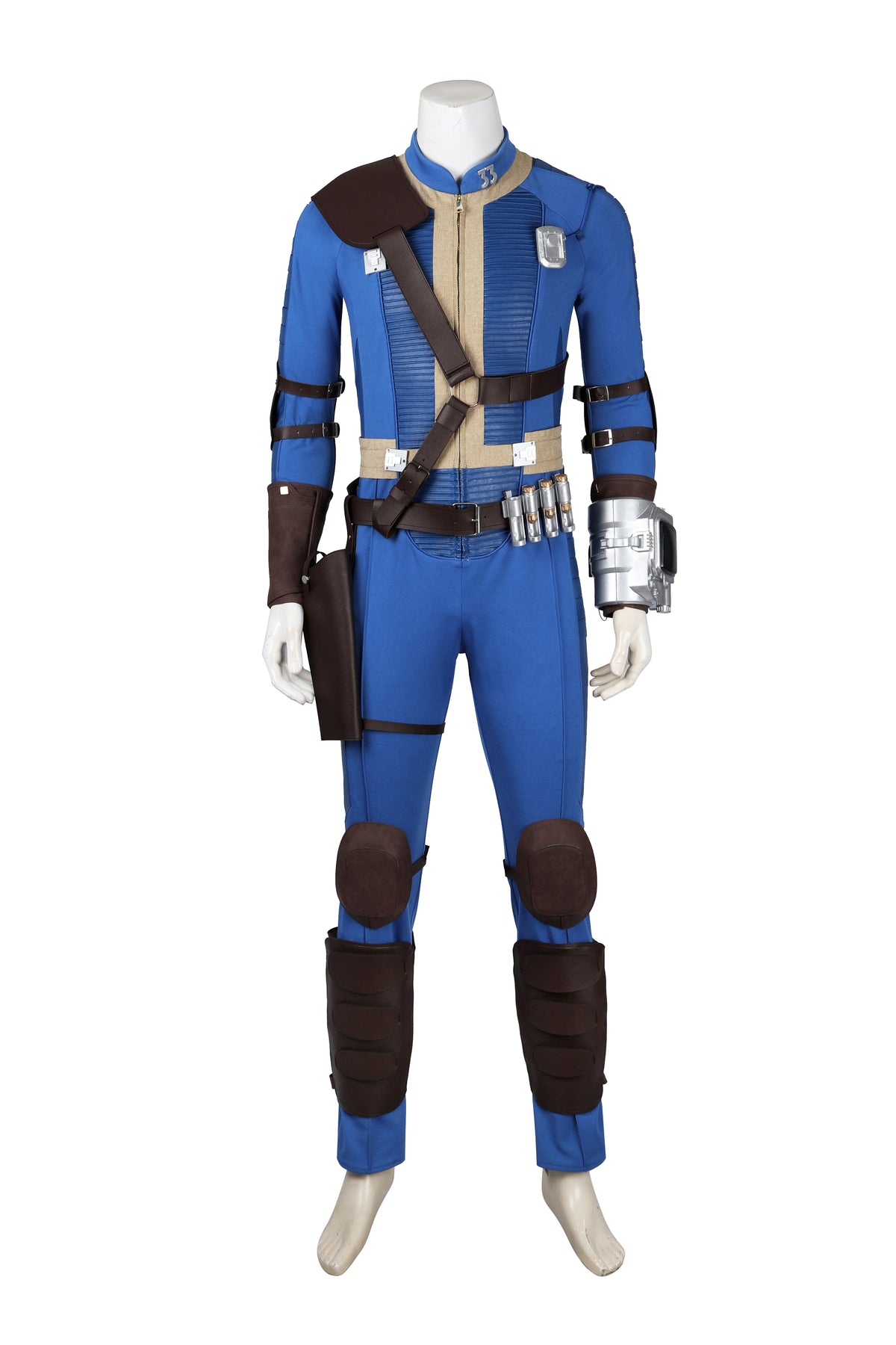 Fallout Cooper Howard Cosplay Costume Movie Cosplay Suit Party Costume for Men's Blue Outfit