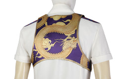 Mortal Kombat Liu Kang Game Cosplay Costume Cosplay Liu Kang Suit for Men's Party Suit Show