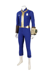 Fallout 4 Cosplay Costume Boys Blue Jumpsuit Game Costume for Men's Party Display Suit