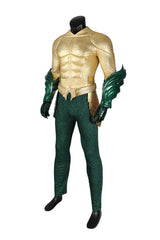 Aquaman and the Lost Kingdom Aquaman  Arthur Curry Cosplay Costume for Men's Jumpsuit Bodysuit