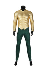 Aquaman and the Lost Kingdom Aquaman  Arthur Curry Cosplay Costume for Men's Jumpsuit Bodysuit