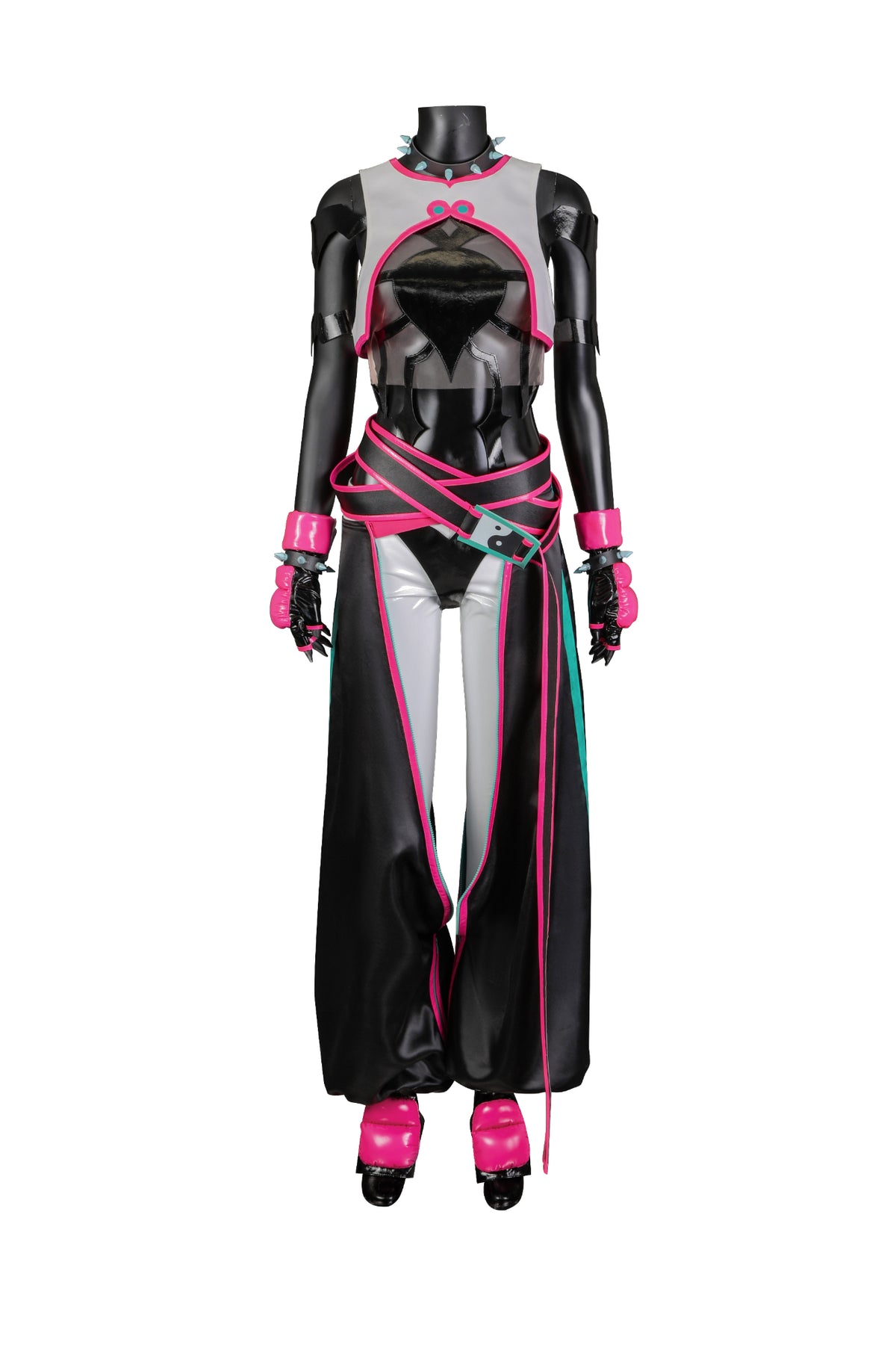 Games Street Fighter 6 Juri Cosplay Costumes Sexy Games Suit for Girls Cosplay Halloween Party Suit