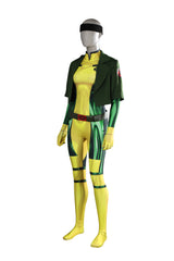 X-Men '97  Rogue Anna Marie Cosplay Costume Halloween Party Jumpsuit for Women Bodysuit