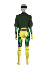 X-Men '97  Rogue Anna Marie Cosplay Costume Halloween Party Jumpsuit for Women Bodysuit