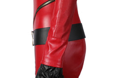 The Umbrella Academy Jayme Cosplay Costume for Girls Red Jumpsuit Party Suit Sown