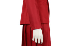 The Hunger Games: The Ballad of Songbirds & Snakes Cosplay Costume Red School Uniform for Women