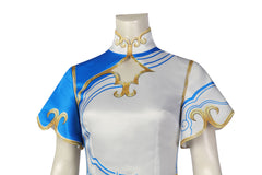 Chun-Li Cosplay Costume for Women Game Street Fighter 6 Cheongsam Comic Con Set