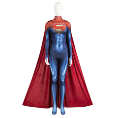 The Flash Kara Zor-El Supergirl Superhero Movies Cosplay Costume for Girls Jumpsuit for Cosplay Party