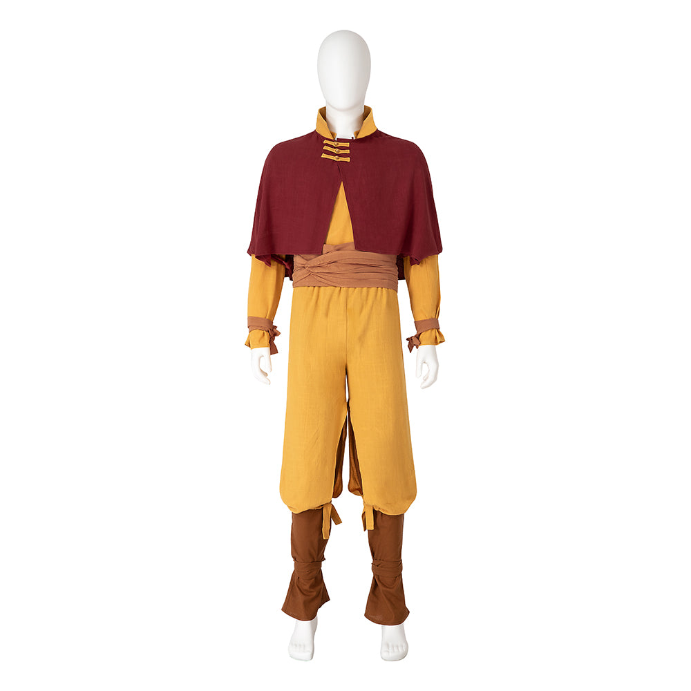 Cosplay Costume Avatar Aang Avatar：The Last Airbender Cartoon Costume for Men's Party Shown