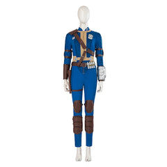 Movie Fallout Lucy Cosplay Costume for Women Blue Costume Cosplay Lucy Suit Party Display