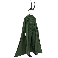 Loki II Movies God of Evil Cosplay Costume Green Suit Cosplay Loki for Men Cosplay Party Suits