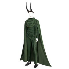 Loki II Movies God of Evil Cosplay Costume Green Suit Cosplay Loki for Men Cosplay Party Suits