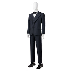 Joker 2 Cosplay Costume Black Outfit for Men's Cosplay Party Movie Costume Party Show