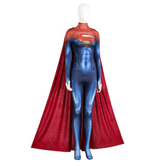 The Flash Kara Zor-El Supergirl Superhero Movies Cosplay Costume for Girls Jumpsuit for Cosplay Party