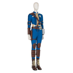 Movie Fallout Lucy Cosplay Costume for Women Blue Costume Cosplay Lucy Suit Party Display