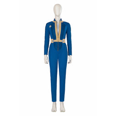 Movie Fallout Lucy Cosplay Costume for Women Blue Costume Cosplay Lucy Suit Party Display