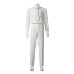 Cosplay Costume for Men Movie Joker 2 Cosplay Joker 2 White Outfit Suit for Cosplay Party Show