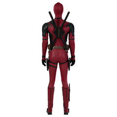 Deadpool 3 Cosplay Deadpool Cosplay Costume Red Jumpsuit for Man Halloween Cosplay Party