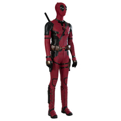 Deadpool 3 Cosplay Deadpool Cosplay Costume Red Jumpsuit for Man Halloween Cosplay Party