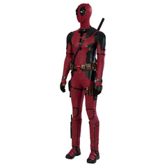 Deadpool 3 Cosplay Deadpool Cosplay Costume Red Jumpsuit for Man Halloween Cosplay Party