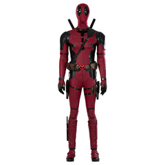 Deadpool 3 Cosplay Deadpool Cosplay Costume Red Jumpsuit for Man Halloween Cosplay Party