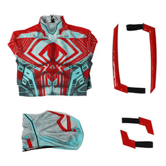 Spider-man 2099 Cosplay Costume for Men Jumpsuit Costume Cosplay Spider-man Halloween Party Suit