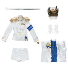 NIKKE：The Goddess of Victory Helen Cosplay Costume for Women White Suits Cosplay Helen Party Display