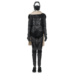 Dune Chani Cosplay Costume Movie Cosplay Chani Jumpsuit Suit Black Outfit for Women Cosplay Party