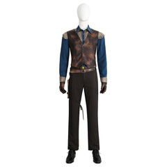 Fallout Ghoul Cosplay Costume for Men Halloween Crazy Party Outfit