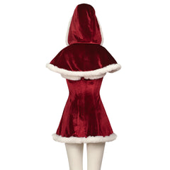 Love Actually Christmas Part Cosplay Costume Red Suit for Girls