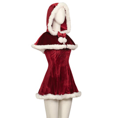 Love Actually Christmas Part Cosplay Costume Red Suit for Girls