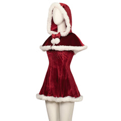 Love Actually Christmas Part Cosplay Costume Red Suit for Girls