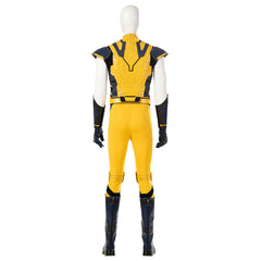 Deadpool 3 Movie Wolverine Cosplay Costume Yellow Suit for Men's Cosplay Party