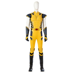 Deadpool 3 Movie Wolverine Cosplay Costume Yellow Suit for Men's Cosplay Party