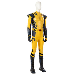 Deadpool 3 Movie Wolverine Cosplay Costume Yellow Suit for Men's Cosplay Party