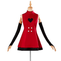 Hazbin Hotel Cosplay Costume Red Dress Cosplay Hazbin Hotel Suit for Women Cosplay Halloween Party