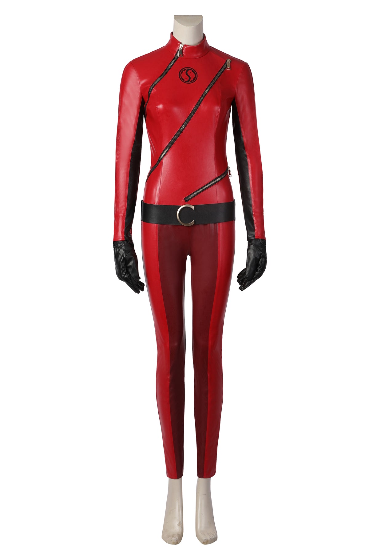 The Umbrella Academy Jayme Cosplay Costume for Girls Red Jumpsuit Party Suit Sown