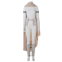 Star Wars Padmé Amidala Cosplay Costume White Cloak Full set for Girls Halloween Cosplay Party