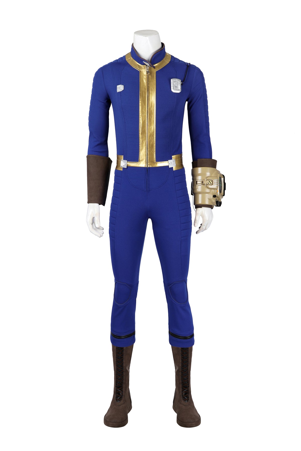 Fallout 4 Cosplay Costume Boys Blue Jumpsuit Game Costume for Men's Party Display Suit