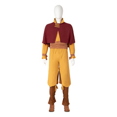 Cosplay Costume Avatar Aang Avatar：The Last Airbender Cartoon Costume for Men's Party Shown