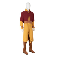 Cosplay Costume Avatar Aang Avatar：The Last Airbender Cartoon Costume for Men's Party Shown