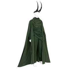 Loki II Movies God of Evil Cosplay Costume Green Suit Cosplay Loki for Men Cosplay Party Suits