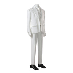 Cosplay Costume for Men Movie Joker 2 Cosplay Joker 2 White Outfit Suit for Cosplay Party Show