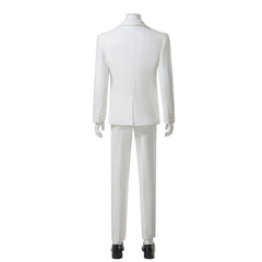 Cosplay Costume for Men Movie Joker 2 Cosplay Joker 2 White Outfit Suit for Cosplay Party Show