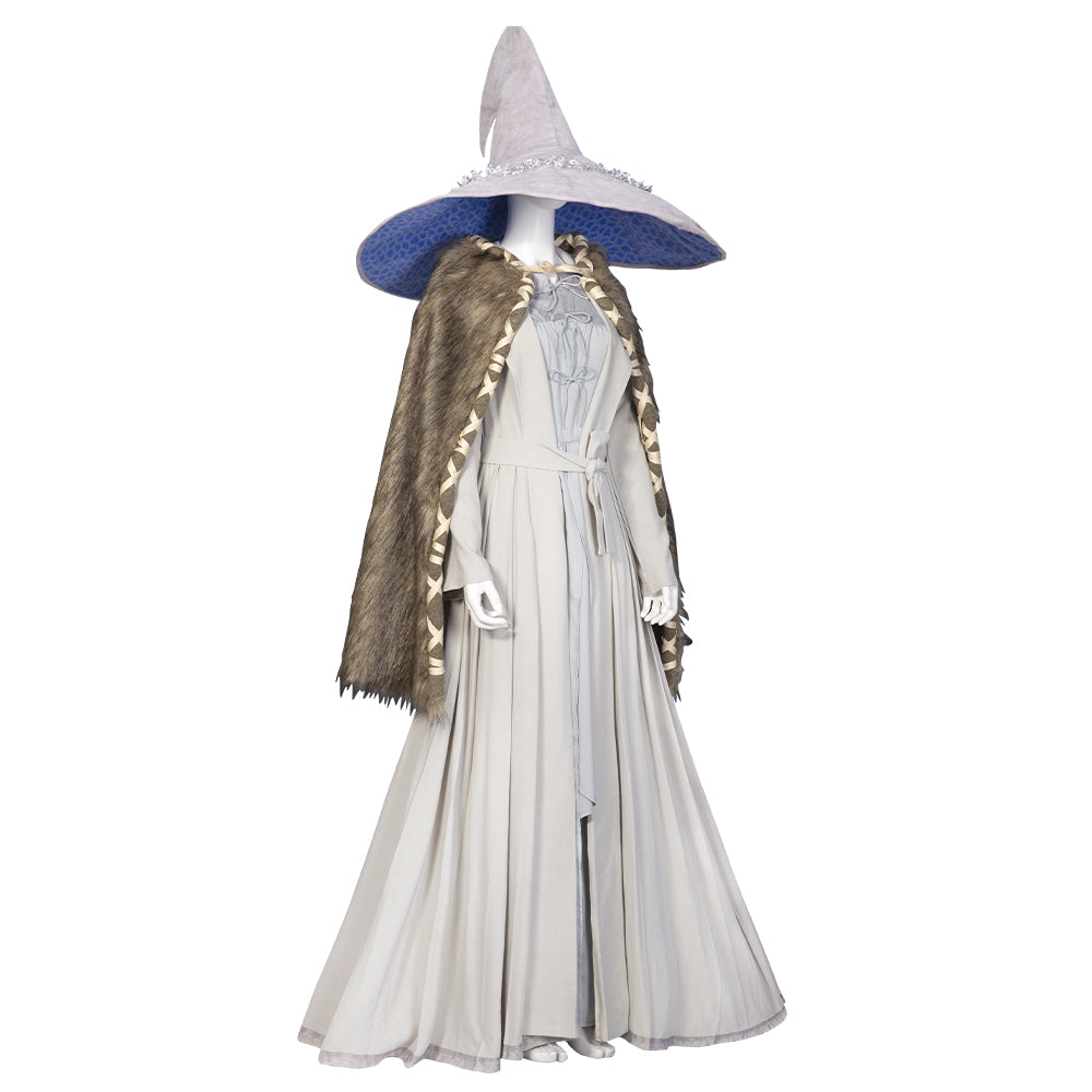 Elden Ring Ranni Cosplay Costume Sorceress Ranni Suit with Hat Cosplay Suit for Girls