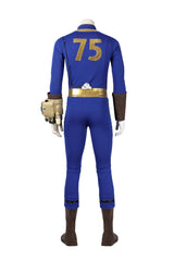 Fallout 4 Cosplay Costume Boys Blue Jumpsuit Game Costume for Men's Party Display Suit