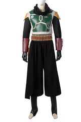 The Mandalorian Boba Fett Cosplay Costume Suit for Men Movie Costume Party Outfit Display